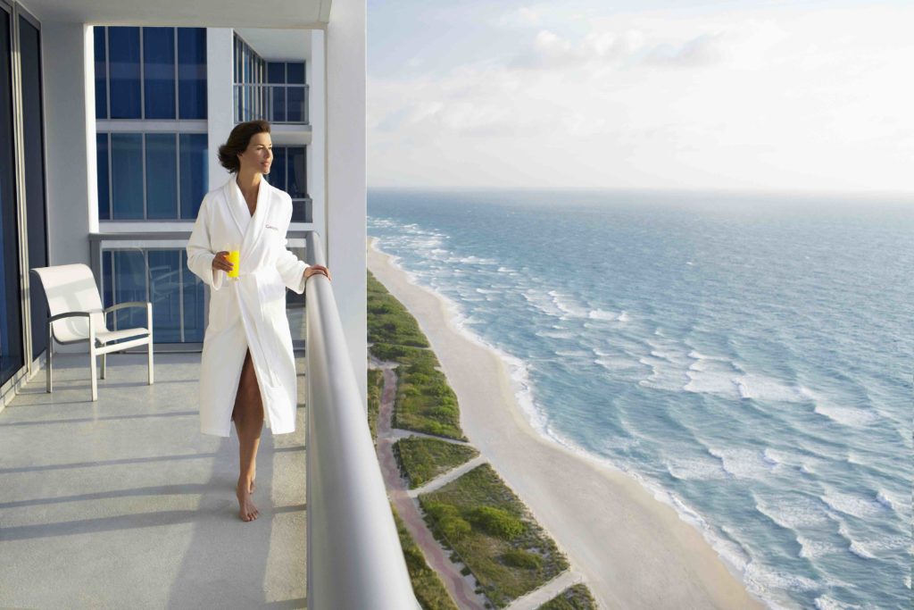 Breathtaking ocean views greet you each morning at Canyon Ranch Miami Beach.