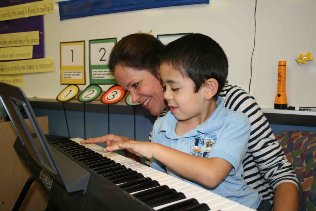 The Notes in Your Neighborhood initiative brings music into local elementary schools.