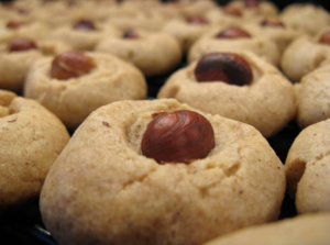 Photo of peppernut cookies for Super Bowl party spread ideas.