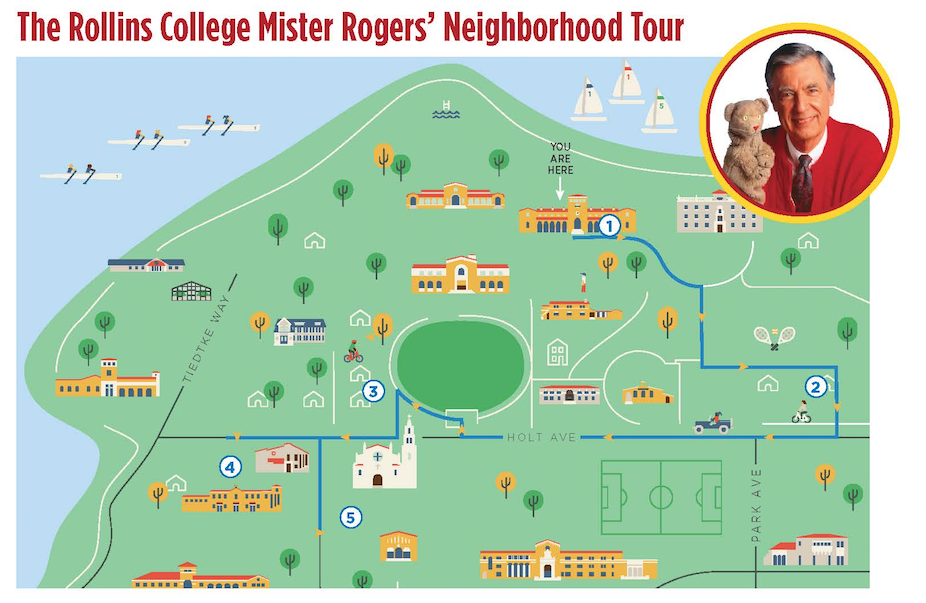 Mister Rogers Walking Tour at Rollins College