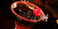 spooky halloween cocktail