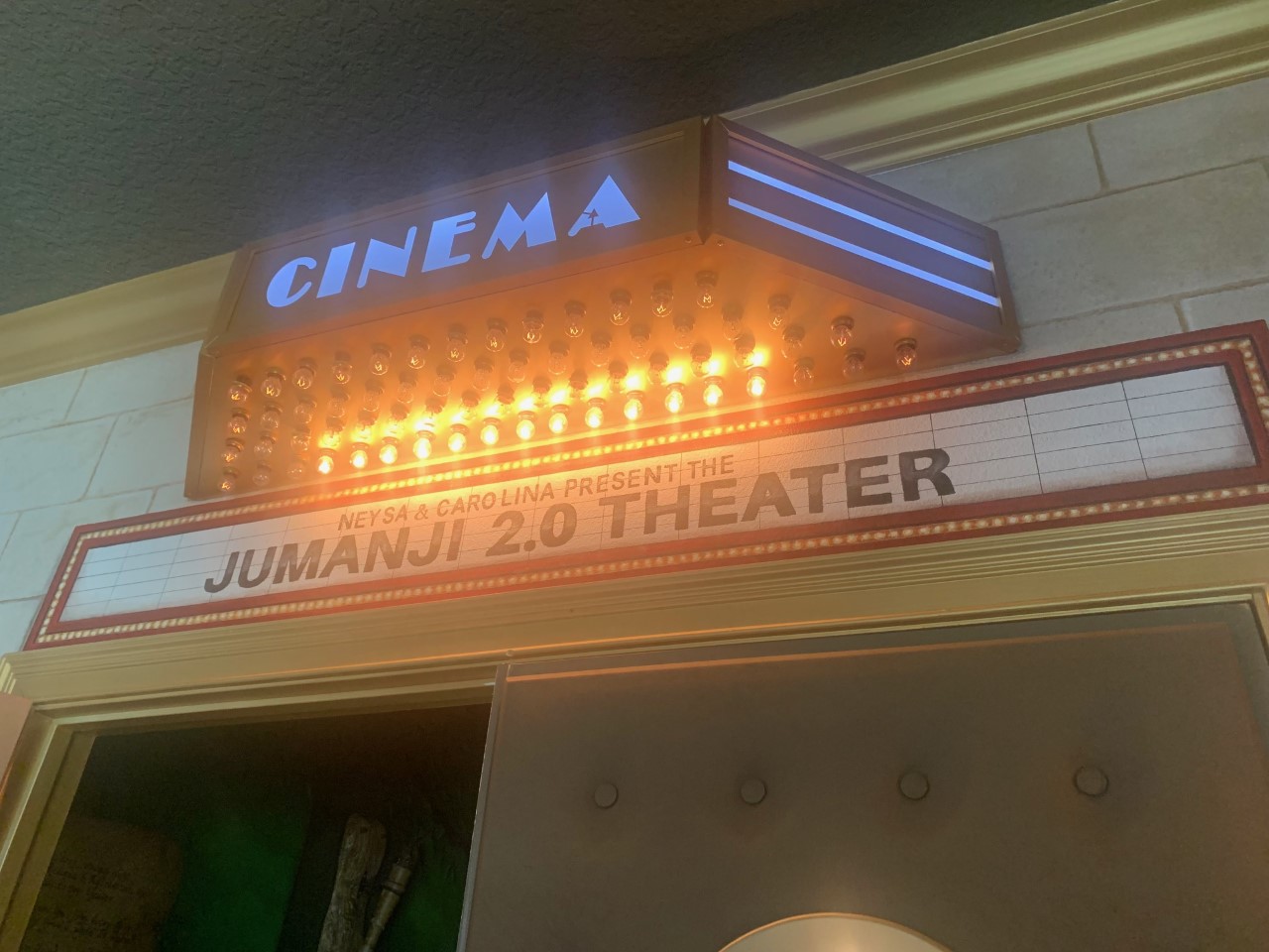 In-house Jumanji 2.0 Theater located at Great Escape Parkside