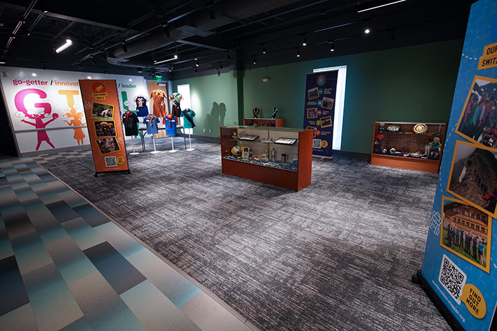 The Women's History and Cultural Center room.