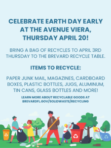 EARTH DAY RECYCLING DRIVE