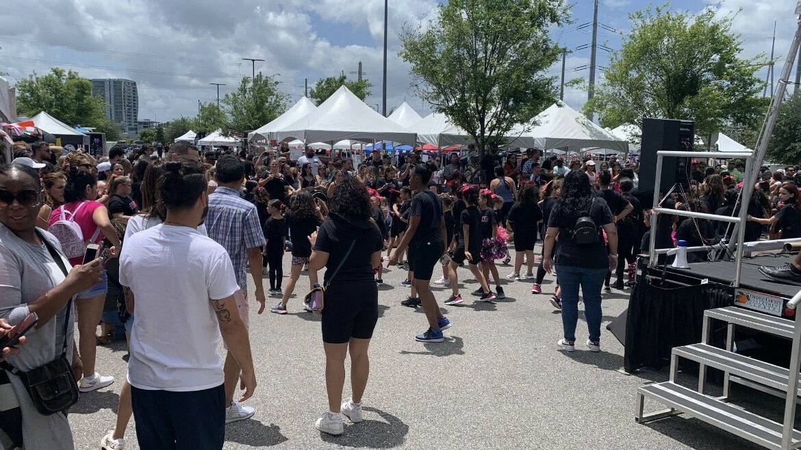 Photo of crowds at the Nona Festival in Lake Nona.