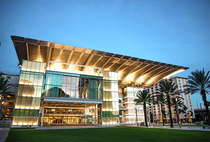 Photo of the outside o the Dr. Phillips Center.