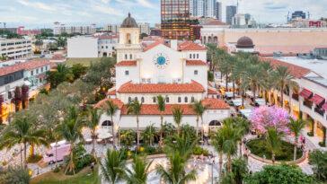 The Square located in Palm Beach for the Food and Wine Festival starting today.