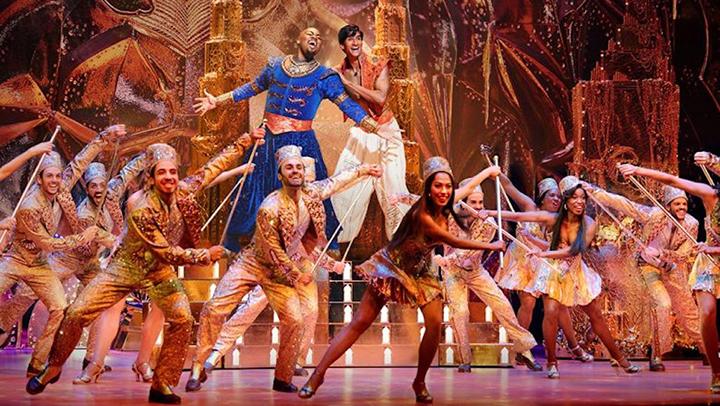 Photo of Aladdin, the popular Broadway musical being showcased at the Dr. Phillips Center.