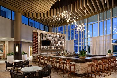 During your Orlando staycation, visit Michelin-recommended Sear+ Sea Woodfire Grill located inside the JW Marriott.