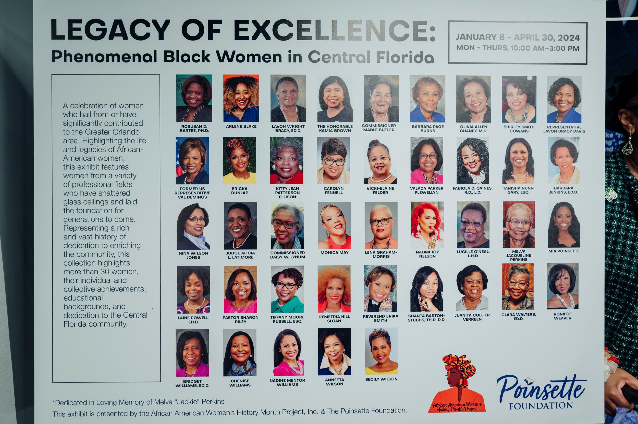 Photo of the Legacy of Excellence Black women in Central Florida.