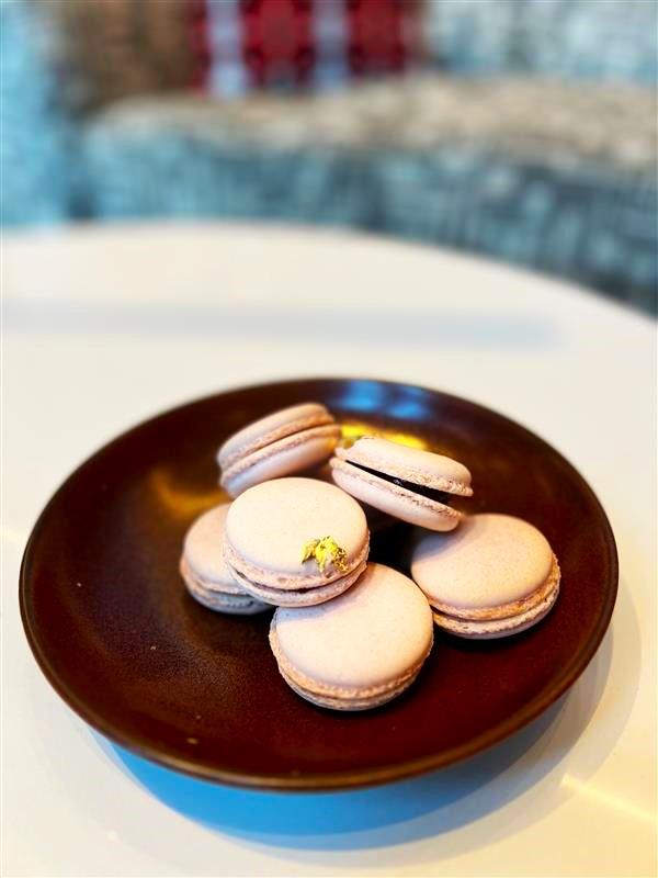 Photo of macaroons from Lake Nona Wave Hotel- featured love dessert.