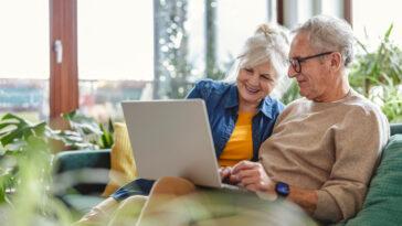 elderly couple