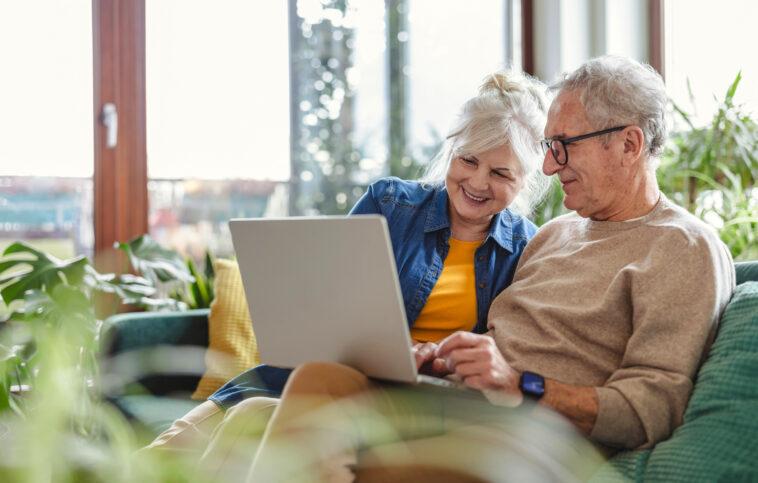 elderly couple