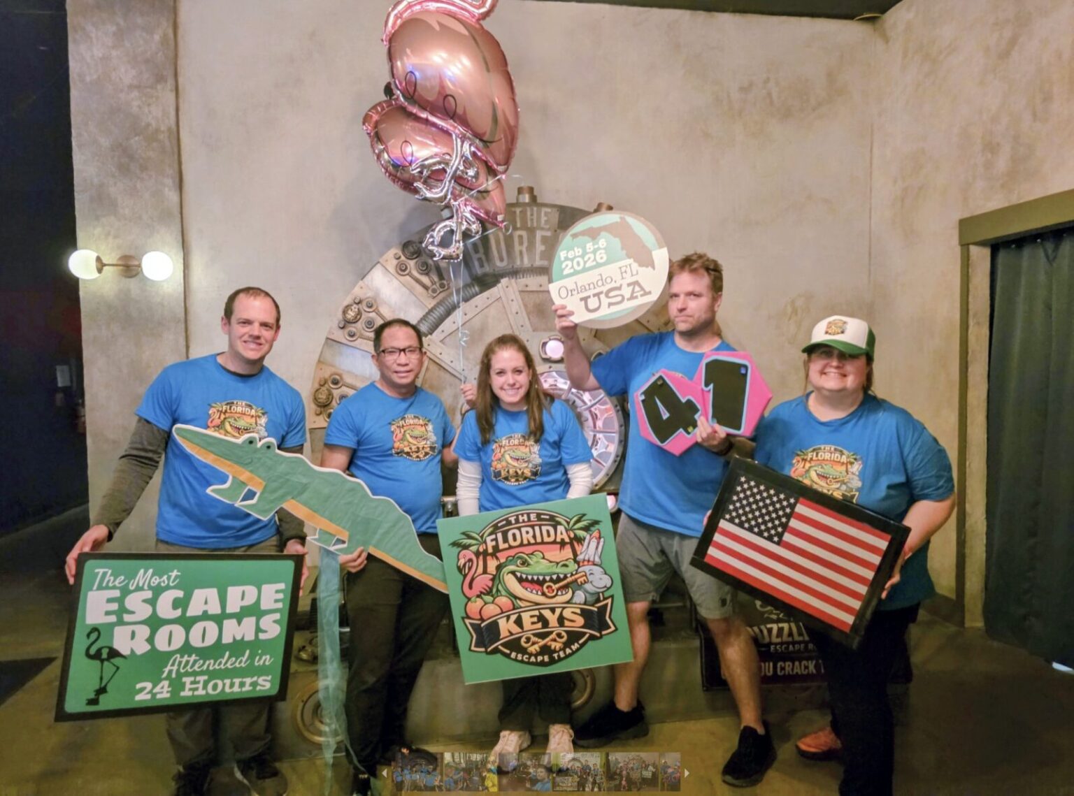 Orlando Team Sets Guinness World Record by Completing 41 Escape Rooms ...