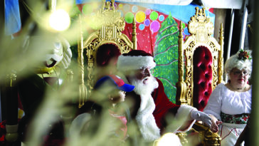 photo of Santa Claus at WinterFest in 2018